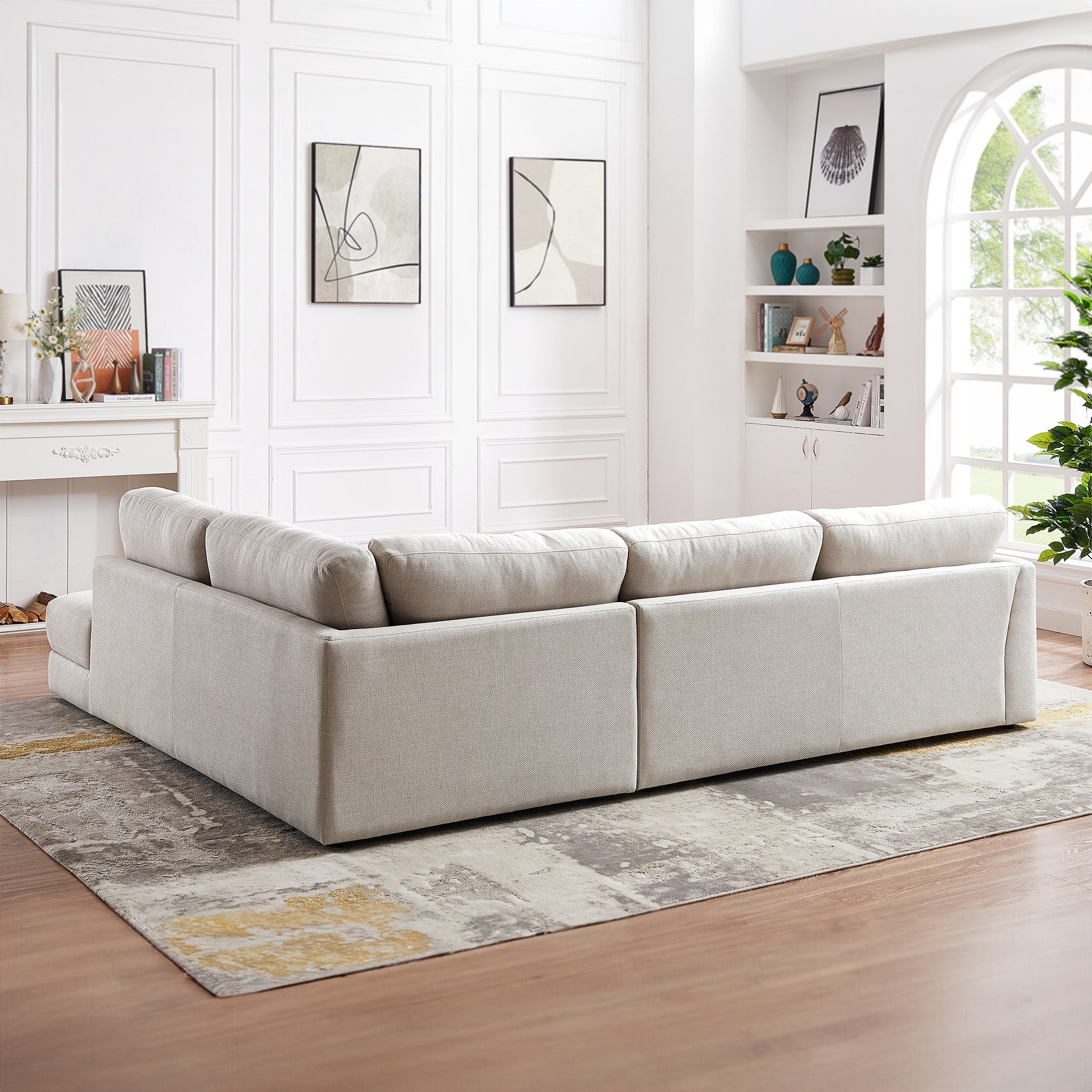 Glander  Cozy Sectional Sofa Right Facing