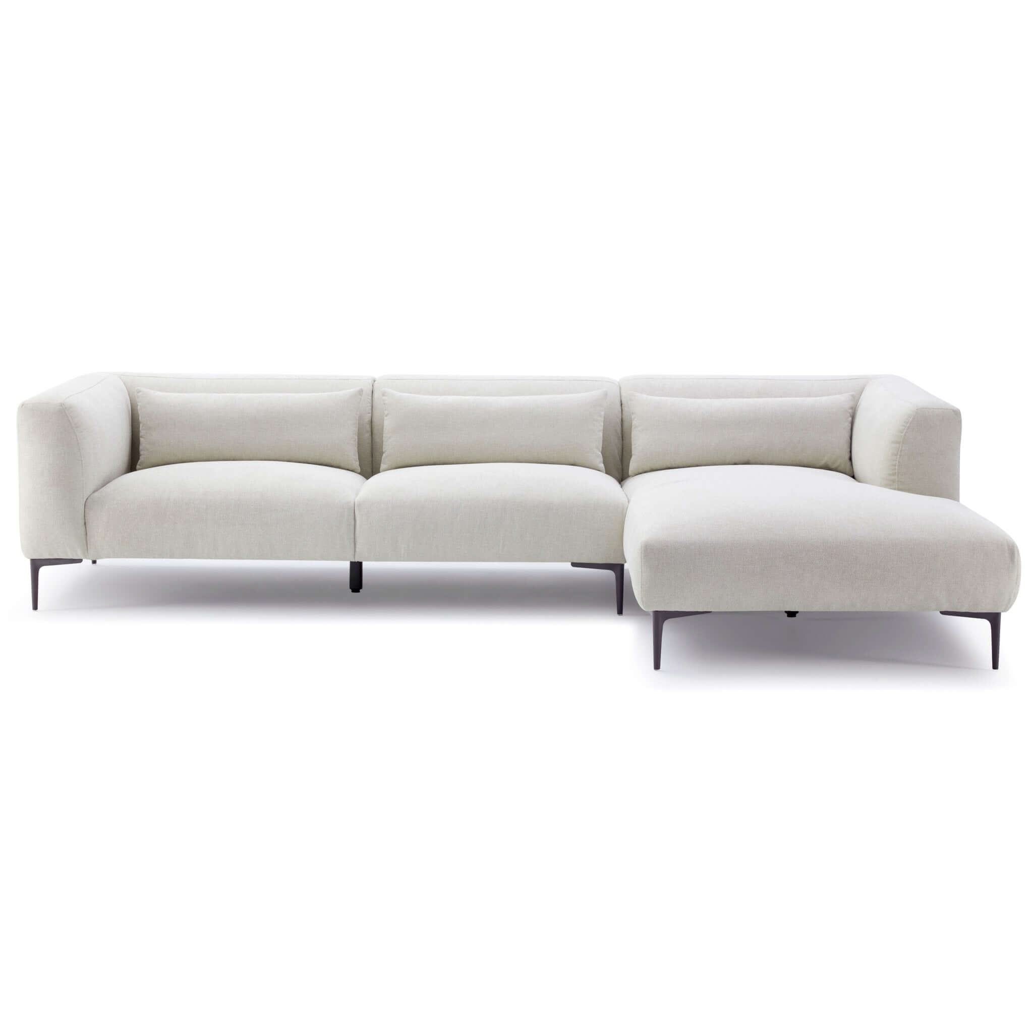 Laley L-Shaped Sectional In Cream